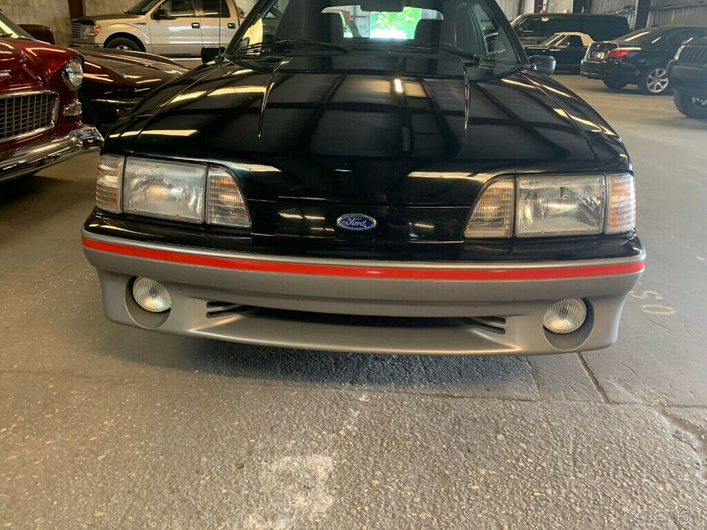 1988 Black Ford Mustang Convertible