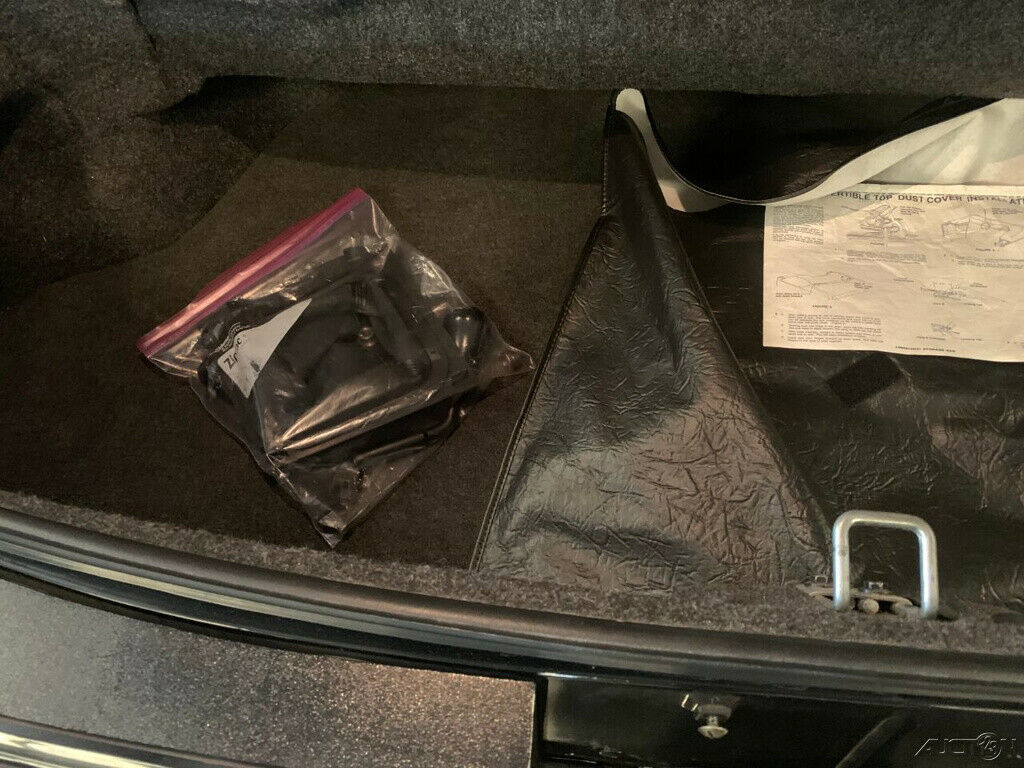 1988 Black Ford Mustang Convertible