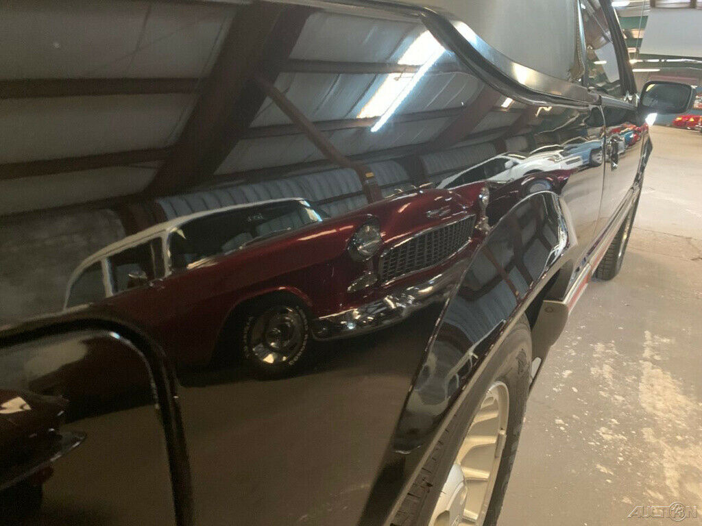 1988 Black Ford Mustang Convertible