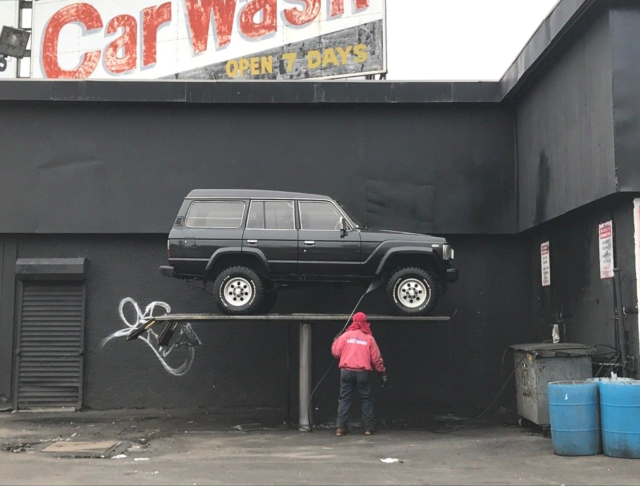 1988 Black Toyota Land Cruiser SUV