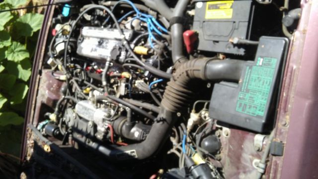 1988 Red Honda Accord Sedan