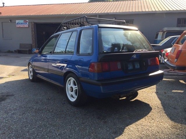 1988 Blue Honda Civic Wagon