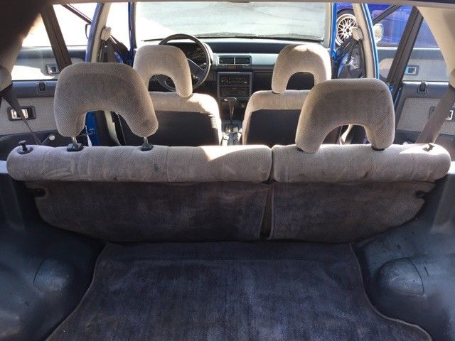 1988 Blue Honda Civic Wagon