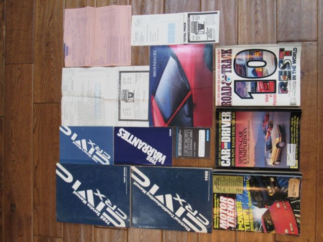 1988 Red Honda CRX Hatchback