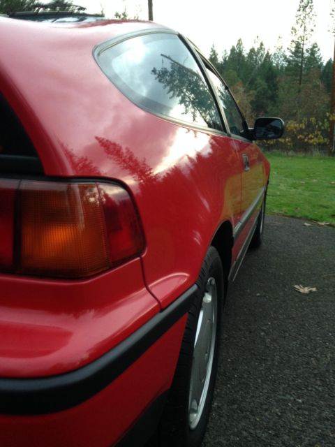 1988 Red Honda CRX Hatchback