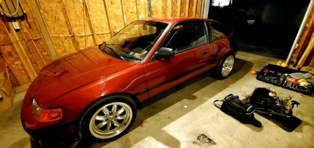 1988 Red Honda CRX Hatchback