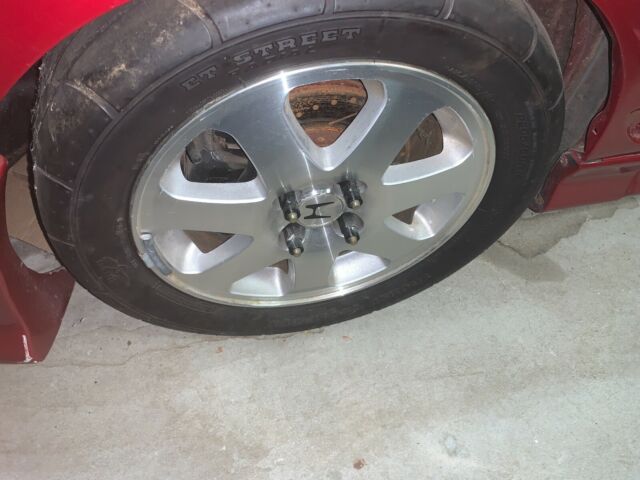 1988 Red Honda CRX Hatchback