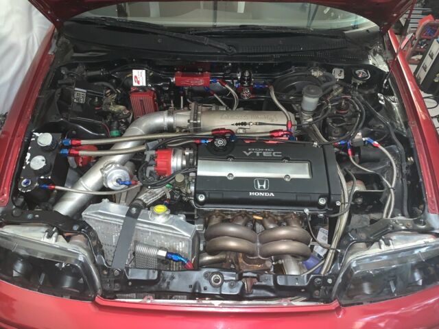 1988 Red Honda CRX Hatchback