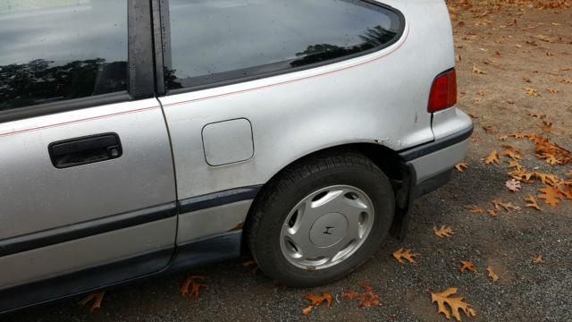 1988 Gray Honda CRX Hatchback