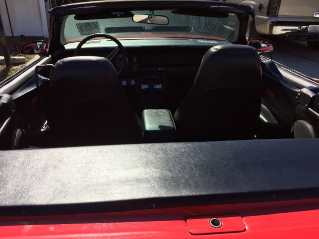 1988 Red Chevrolet Camaro Convertible