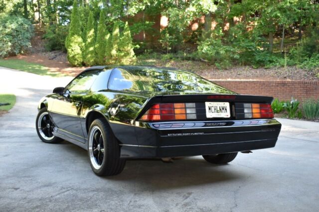 1988 Black Chevrolet Camaro Hatchback