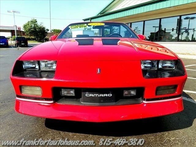 1988 Red Chevrolet Camaro Convertible
