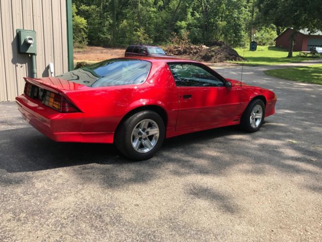 1988 Red Chevrolet Camaro Coupe