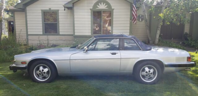 1988 Silver Jaguar XJS Convertible