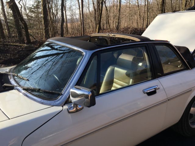 1988 White Jaguar XJS Convertible