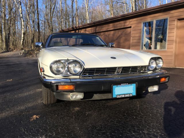 1988 White Jaguar XJS Convertible