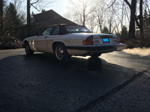 1988 White Jaguar XJS Convertible
