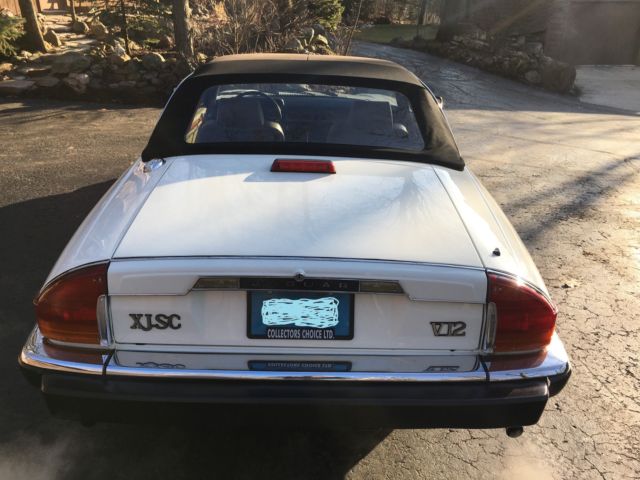 1988 White Jaguar XJS Convertible