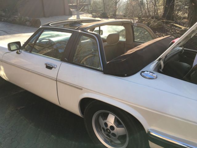 1988 White Jaguar XJS Convertible