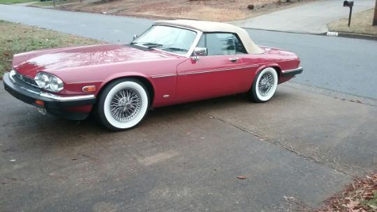 1988 Red Jaguar XJS Convertible