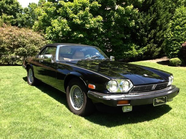 1988 Black Jaguar XJS Convertible