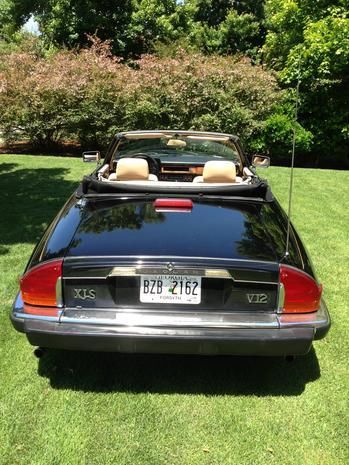 1988 Black Jaguar XJS Convertible
