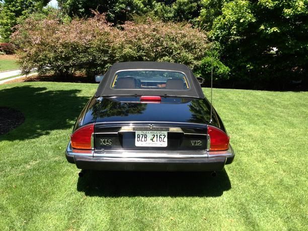 1988 Black Jaguar XJS Convertible