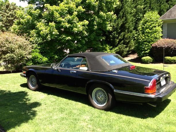 1988 Black Jaguar XJS Convertible
