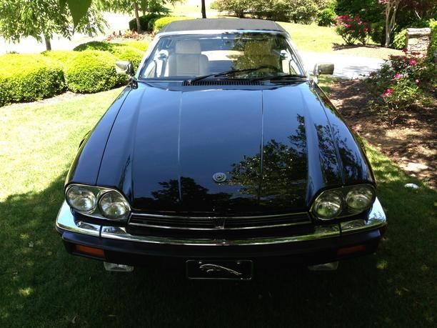 1988 Black Jaguar XJS Convertible