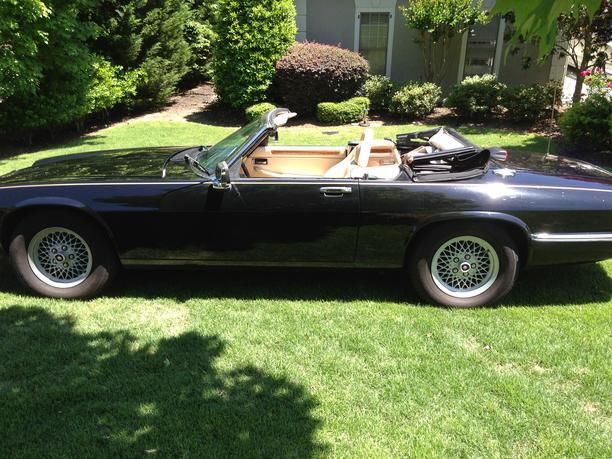 1988 Black Jaguar XJS Convertible
