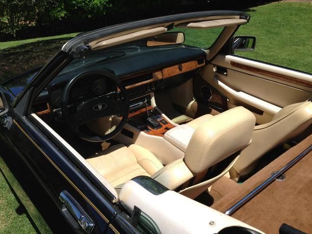 1988 Black Jaguar XJS Convertible
