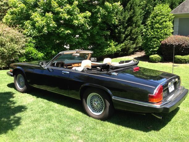 1988 Black Jaguar XJS Convertible