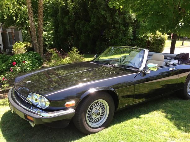 1988 Black Jaguar XJS Convertible
