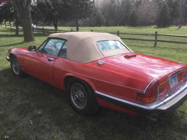 1988 Red Jaguar XJS Convertible