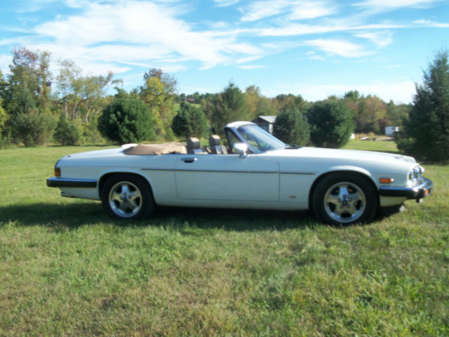 1988 White Jaguar XJS Convertible