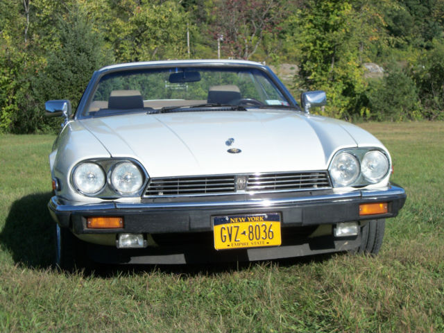 1988 White Jaguar XJS Convertible