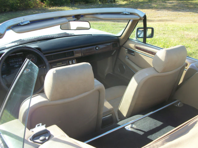 1988 White Jaguar XJS Convertible