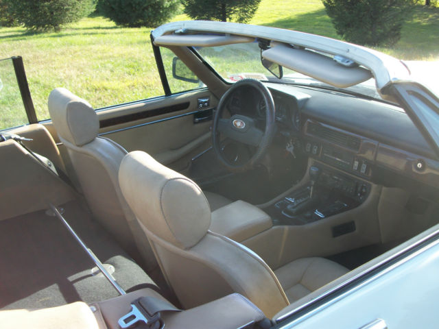 1988 White Jaguar XJS Convertible