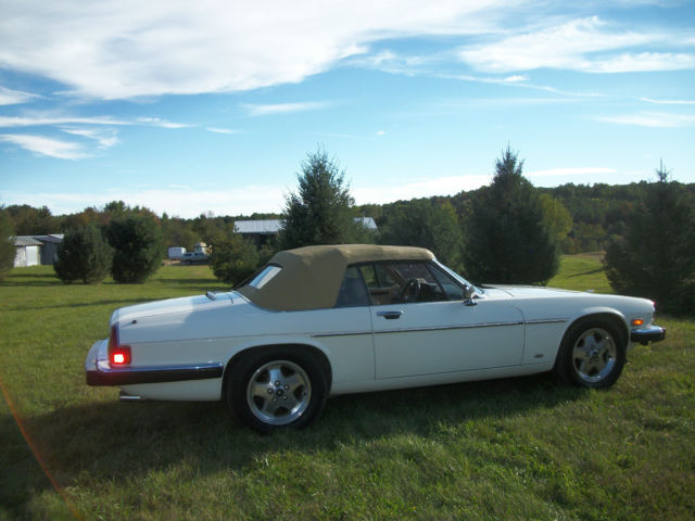 1988 White Jaguar XJS Convertible