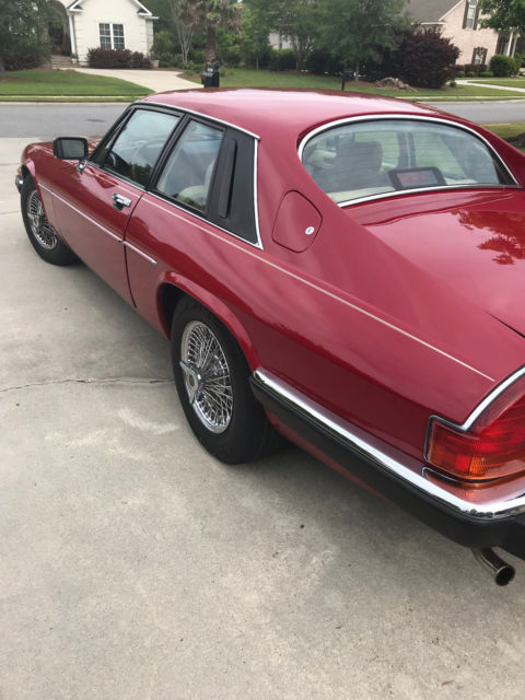1988 Red Jaguar XJS Coupe