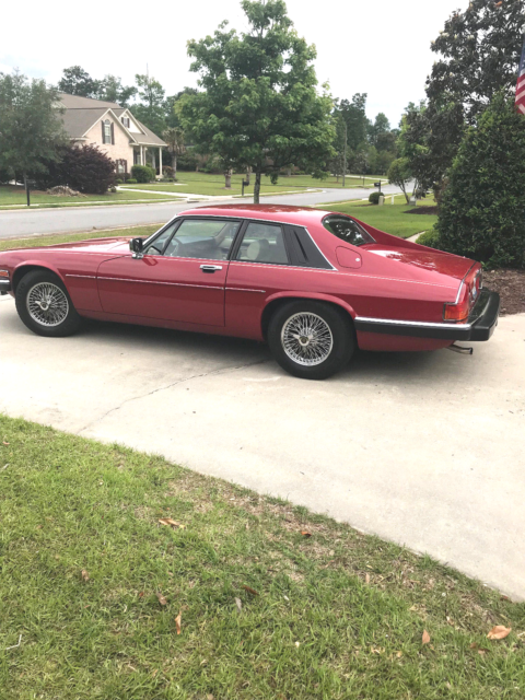 1988 Red Jaguar XJS Coupe