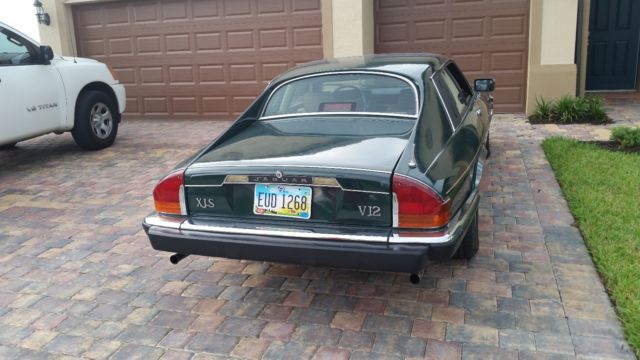 1988 Green Jaguar XJS Coupe