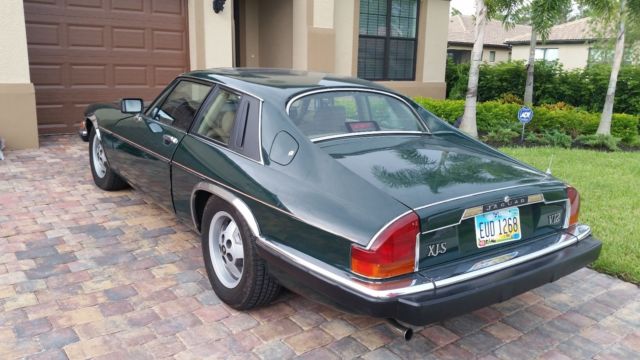 1988 Green Jaguar XJS Coupe
