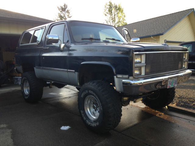 1988 Blue Chevrolet Blazer SUV
