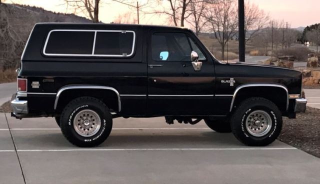 1988 Black Chevrolet Blazer