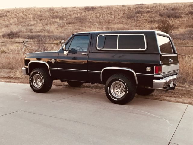 1988 Black Chevrolet Blazer