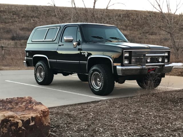 1988 Black Chevrolet Blazer