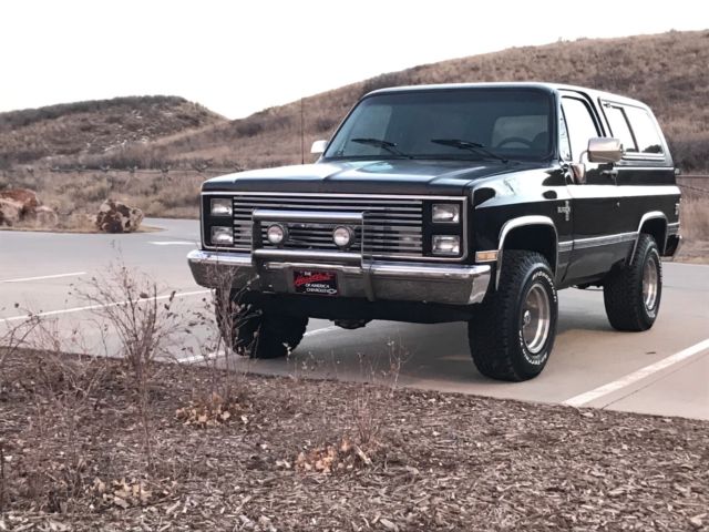 1988 Black Chevrolet Blazer