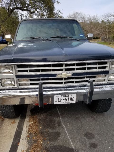 1988 Blue Chevrolet Blazer SUV