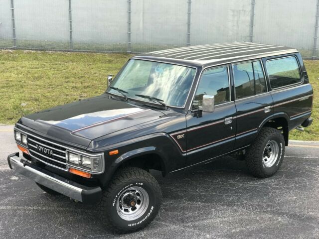 1988 Black Toyota Land Cruiser Wagon